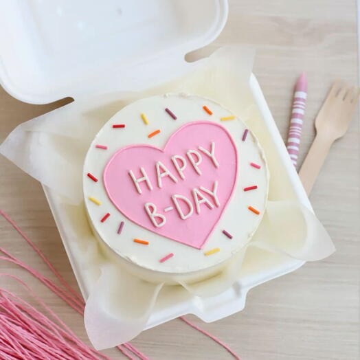 Бенто S happy b-day с посыпкой