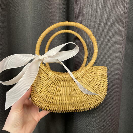 Корзина из набора ротанг