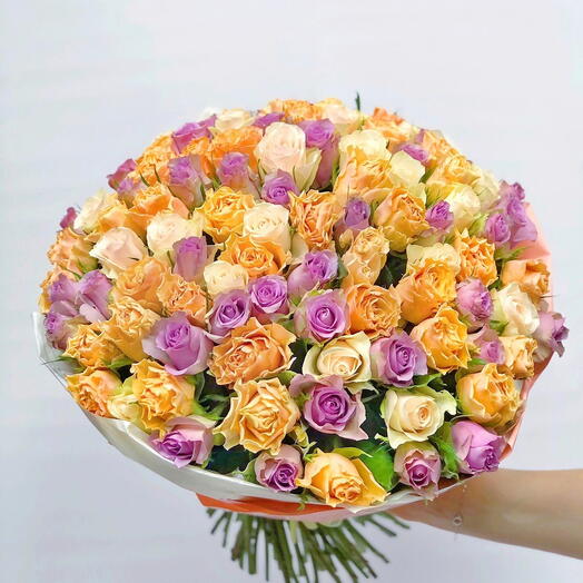 Роза микс 101 шт