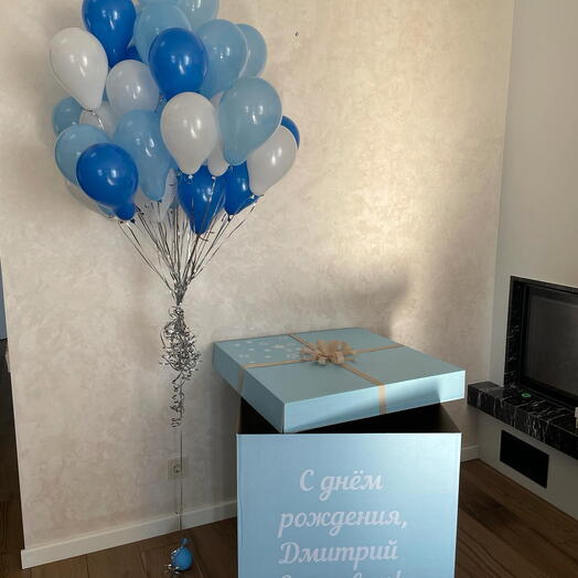 Коробка с шарами