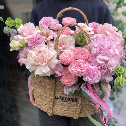 🌸🌸🌸 Корзина с цветами «Летняя сказка»