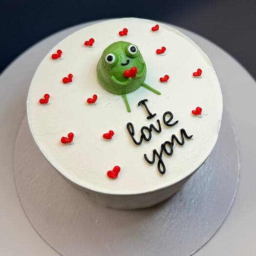 Бенто-торт с лягушкой "I love you" 400 гр