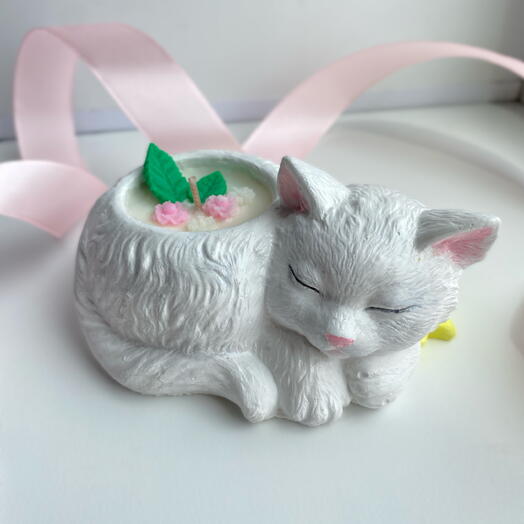 Свеча Мурчащий сад 🐈🌸