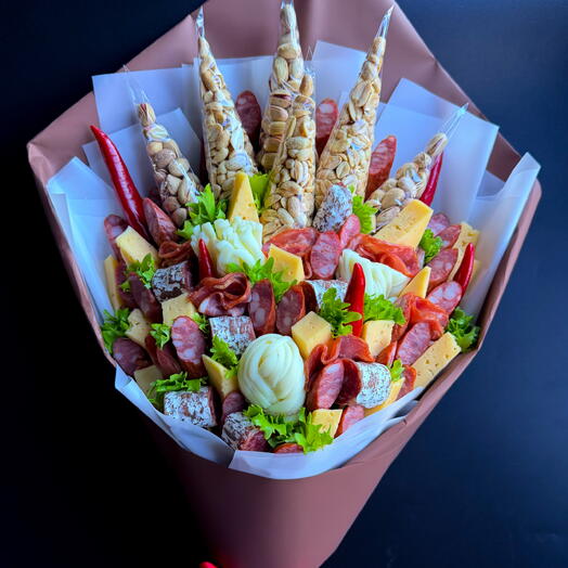 Сырно-мясной букет
