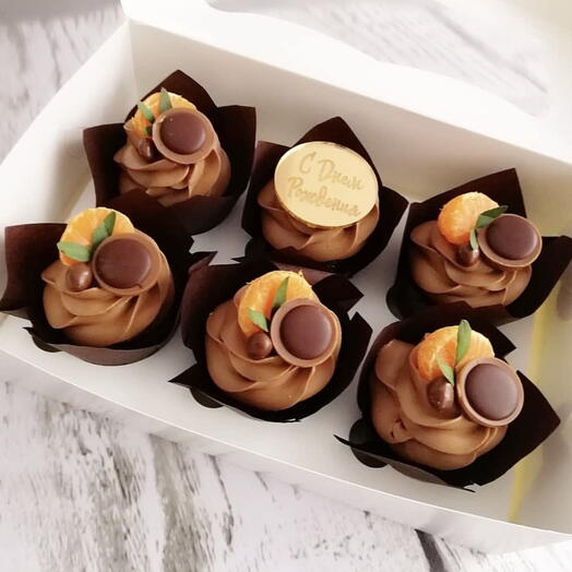 Подарочный набор капкейков на день рождения 🥳