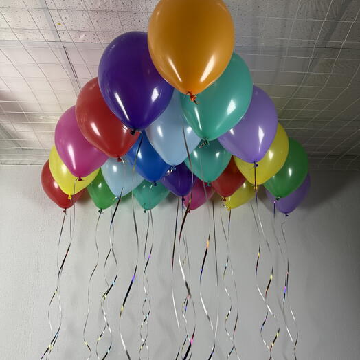Просто разноцветные шары , 20 штук