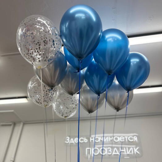 Гелиевые шары под потолок