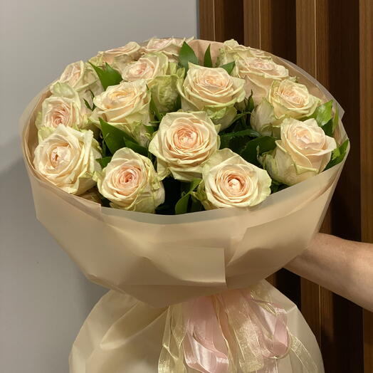 Caramel Roses букет с ароматными розами