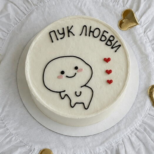 Бенто торт пук любви