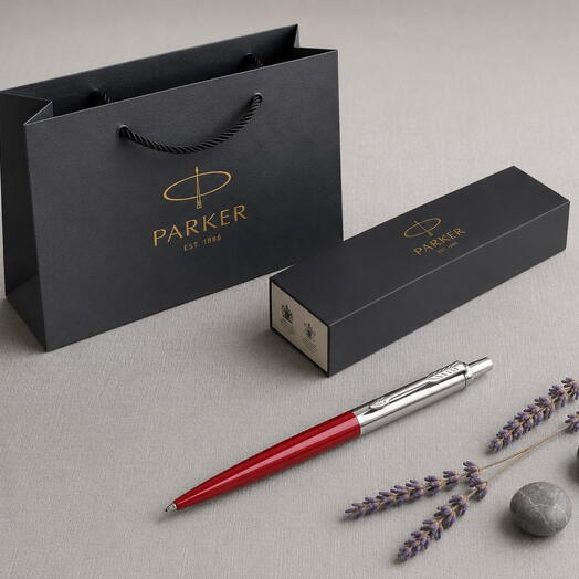 Подарочный набор Шариковая ручка Parker Jotter Core Kensington Red CT