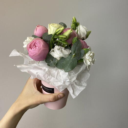 Стильный цветочный комплимент в стаканчике 🌸🌿 Bloom room