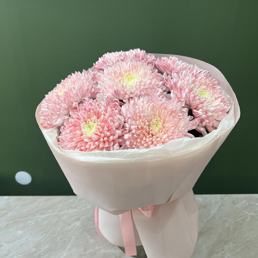 Букет из одноголовой хризантемы🌸
