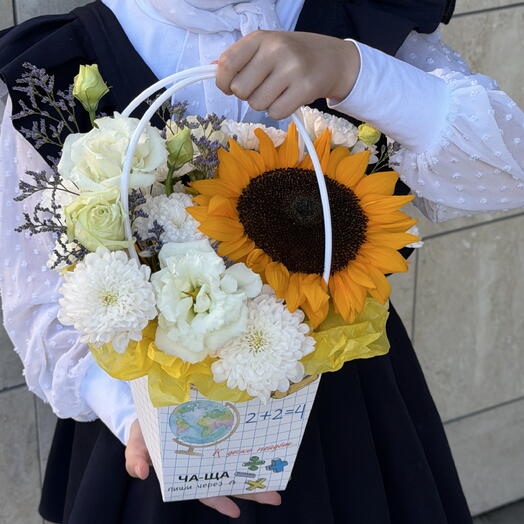 Школьная композиция с 🌻