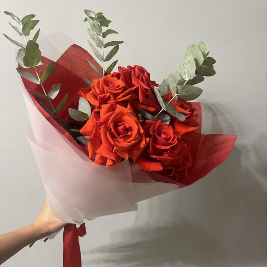 Букет из ажурных роз