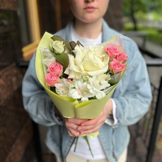 Букет для учителя на 1 сентября