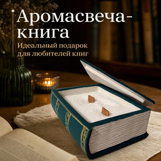 Аромасвеча «История в переплете»