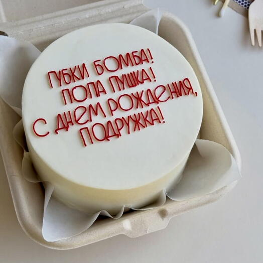 Бенто торт для подруги