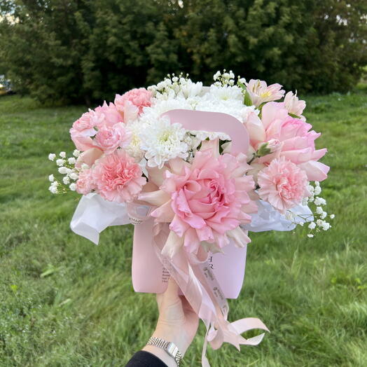 Композиция с французскими розами 🌸
