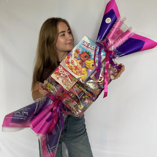 Сладкий подарок Большая конфета L 💜🩷