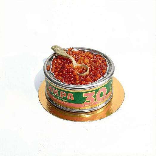 3D-торт "Банка икры", 2,5 кг