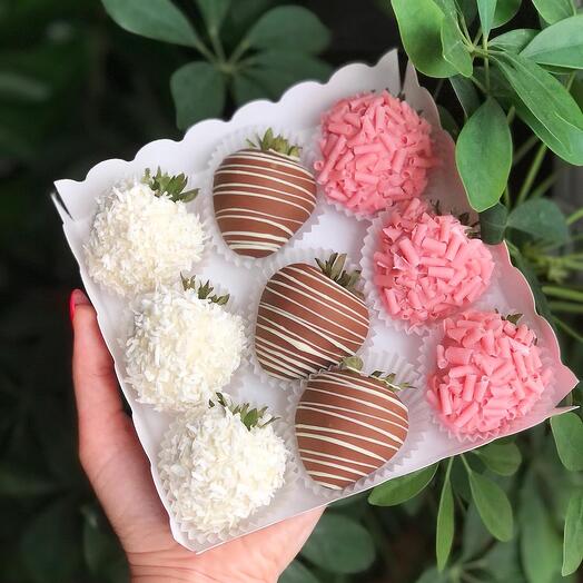 Клубника в шоколаде 9 🌞🍫