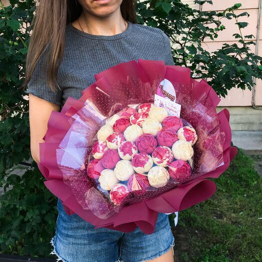 Пионы из шоколада «Миранда» 27