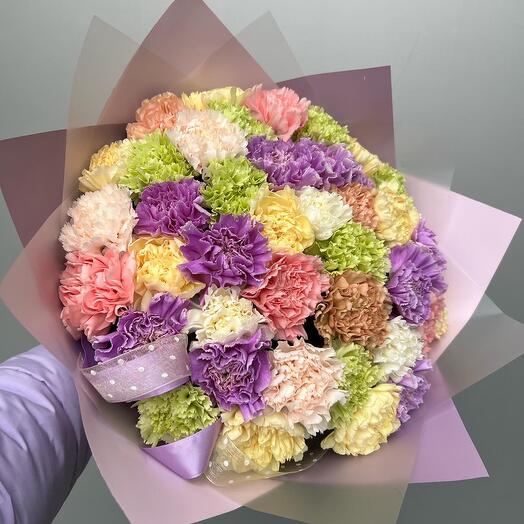 Bouquet of dianthuses "Rainbow"