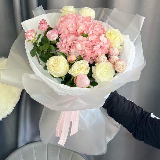 Stylish delicate bouquet