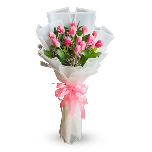 Pink Tulip Bouquet