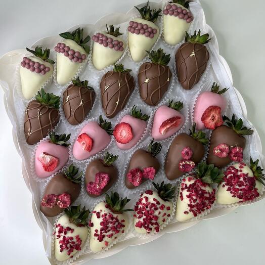 Клубника в шоколаде Callebaut 25 штук
