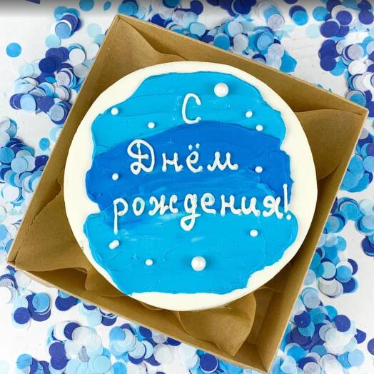 Бенто торт " Для него" с индивидуальной надписью