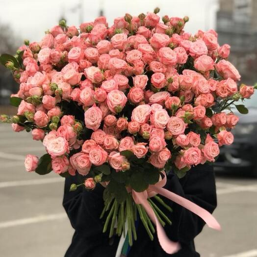 Кустовые пионовидные розы