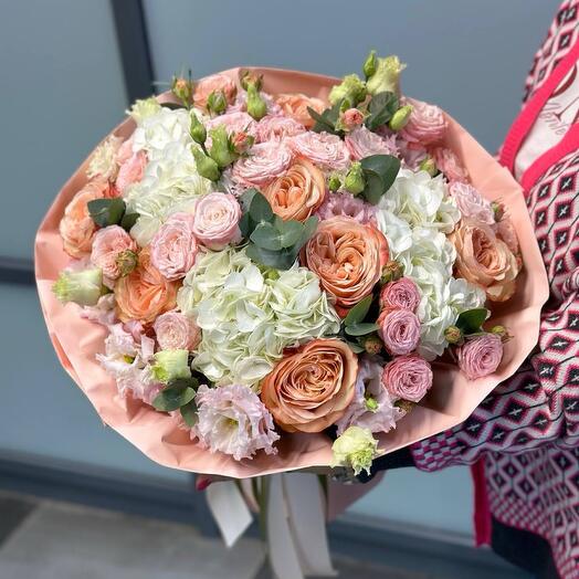 Bouquet "Romance of flowers"