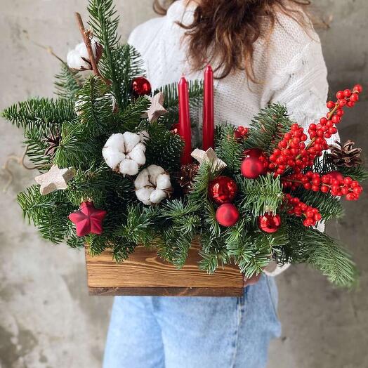 Christmas table decoration