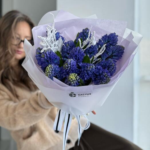Ароматный букет с ГИАЦИНТАМИ