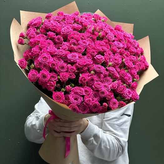 Букет из 51 кустовых роз