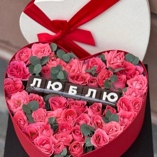 Цветы в коробке