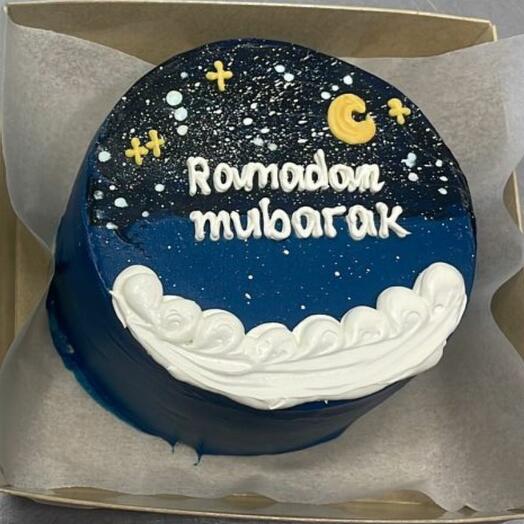 Бенто торт Ramadan Mubarak Оранж Алматы