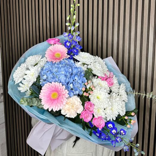 Сборный букет с герберами