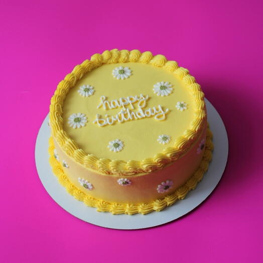 Торт 1кг на день рождения «happy birthday»
