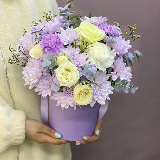 Цветы в коробке