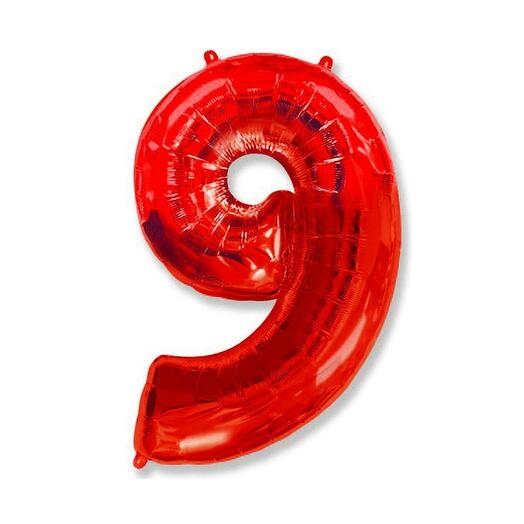 Шар фольгированный цифра " 9 "