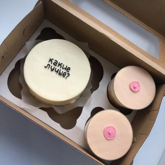 Сладкий набор «какие лучше» бенто + капкейки