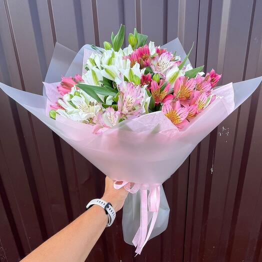 Монобукет из альстромеиия Гарда 70 💝