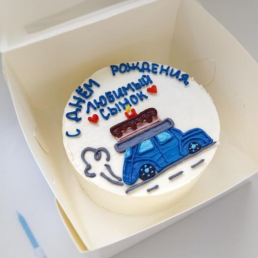 Medium bento cake "Typewriter"