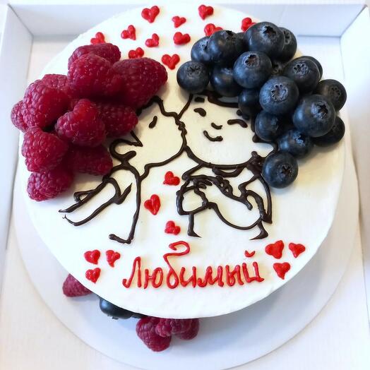 Торт мужчине, парню, 1,5 кг