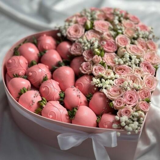 Розовое сердечко