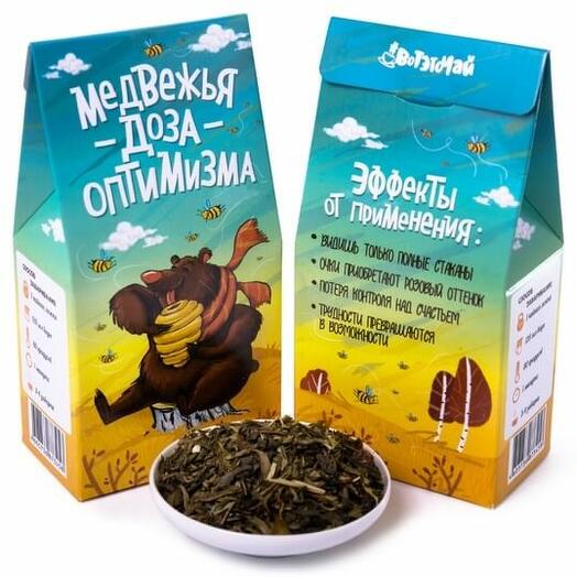 Подарочный чай Медвежья доза оптимизма