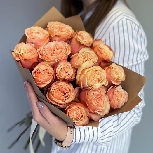 15 rosas peonías