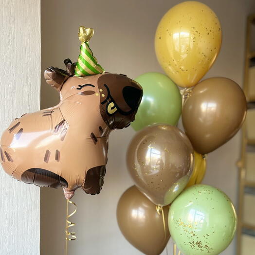 Набор шаров «Веселая капибара»